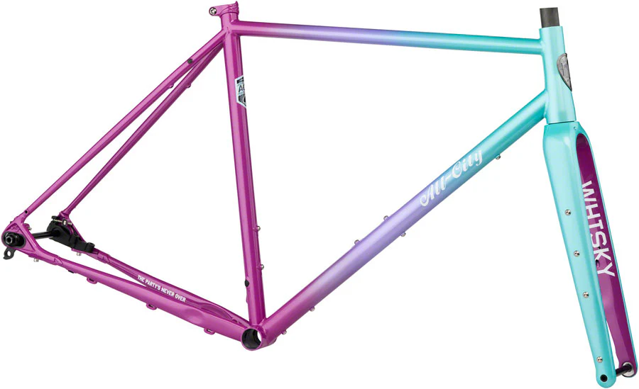 All-City Cosmic Stallion Frameset - 650b/700c  Steel Mermaid Fade 58cm