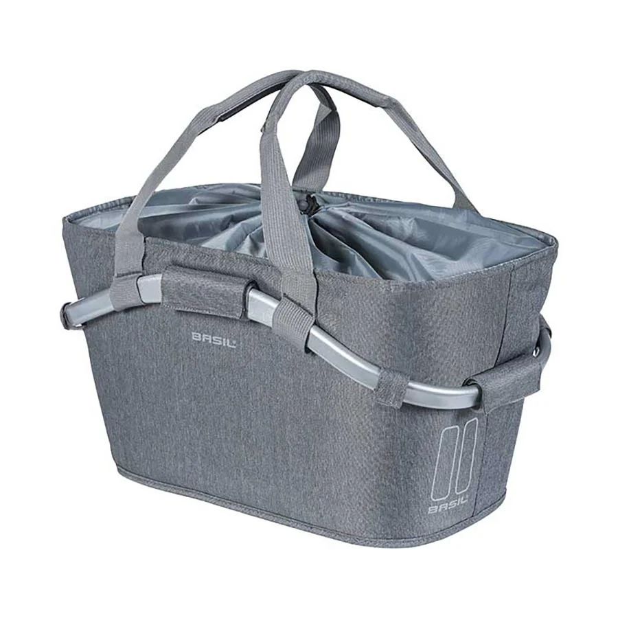 Basil Carry All Basket Rear 50x28x26 cm Grey