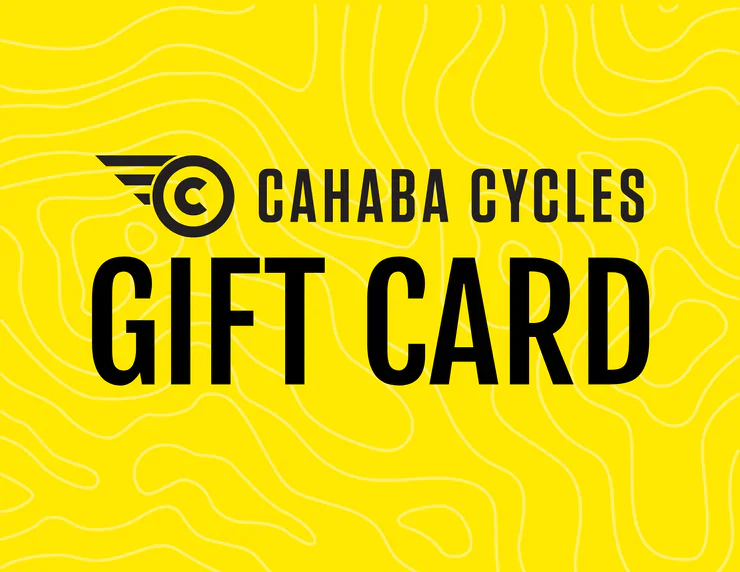 Cahaba Cycles Virtual Gift Card—for use on cahabacycles.com only.