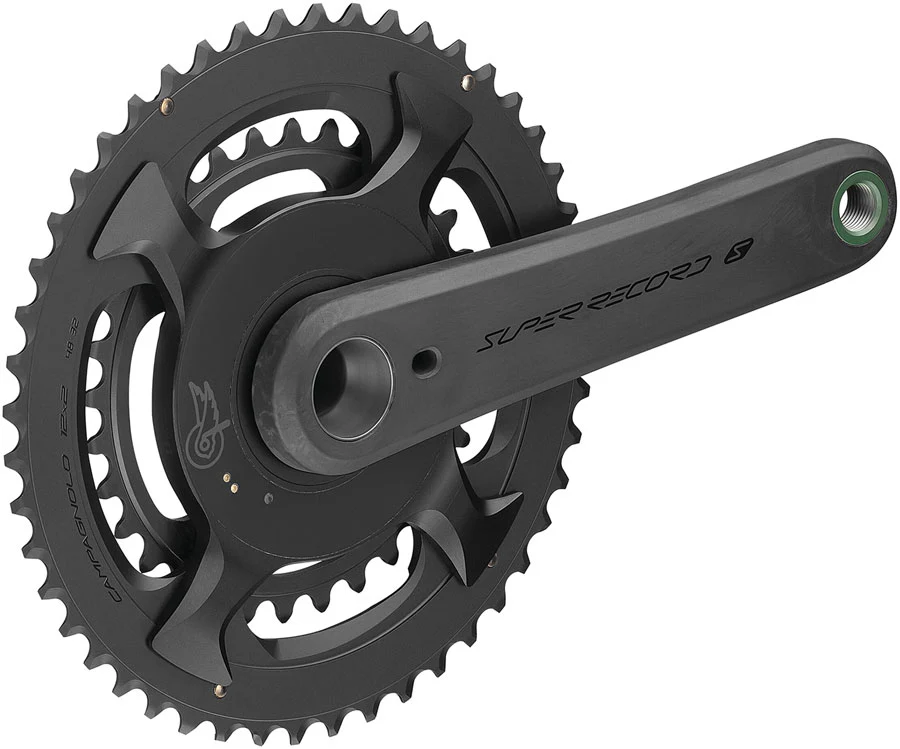 Campagnolo Super Record S Wireless Power Meter Crankset - 170mm 12-Speed 48/32t Campy 121/88 Asym BCD Ultra Torque Spindle Carbon - Image 2