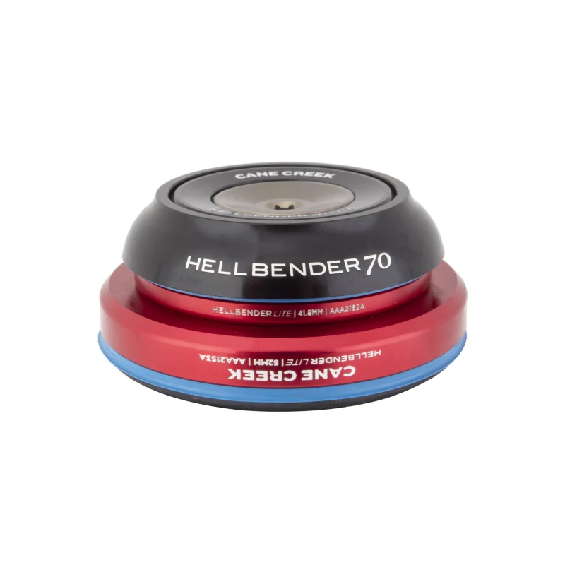 Cane Creek Hellbender 70 Lite Headset - IS42/28.6/H9|IS52/40 B Tapered Black