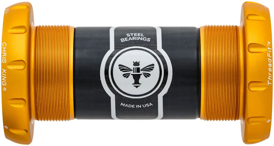 Chris King ThreadFit 30 Bottom Bracket - English 50th Anniversary Matte Gold