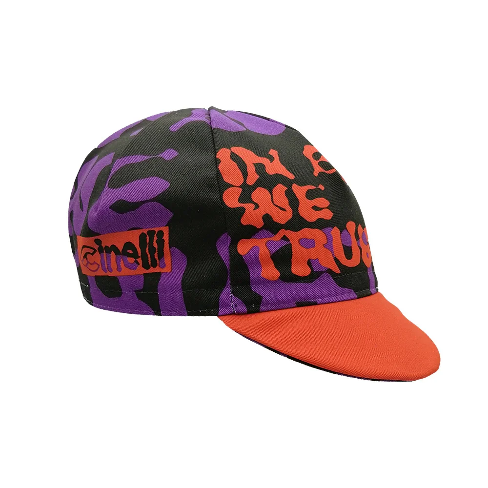 Cinelli Cycling Cap In-Bike-We-Trust Orange