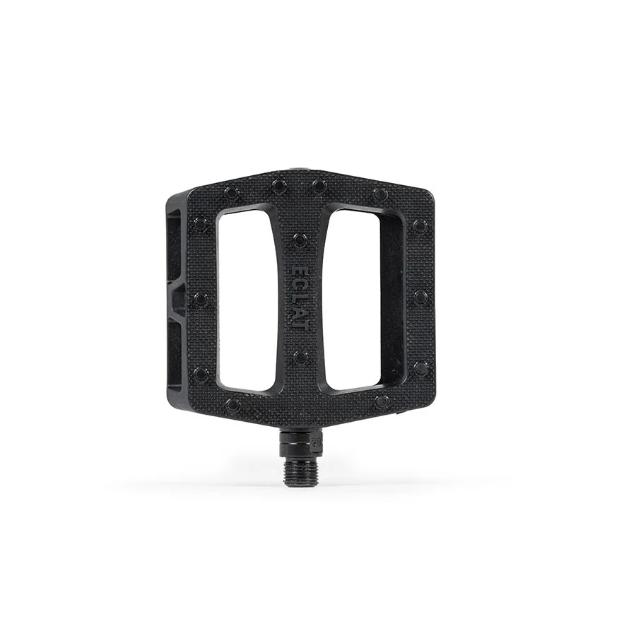 Eclat Seeker Platform Pedals Body: Nylon Spindle: Cr-Mo 9/16'' Black Pair