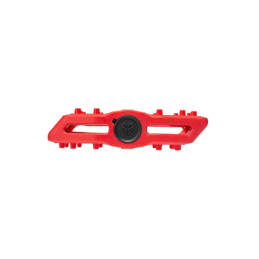 Eclat Slash Platform Pedals Body: Nylon Spindle: Cr-Mo 9/16'' Red Pair