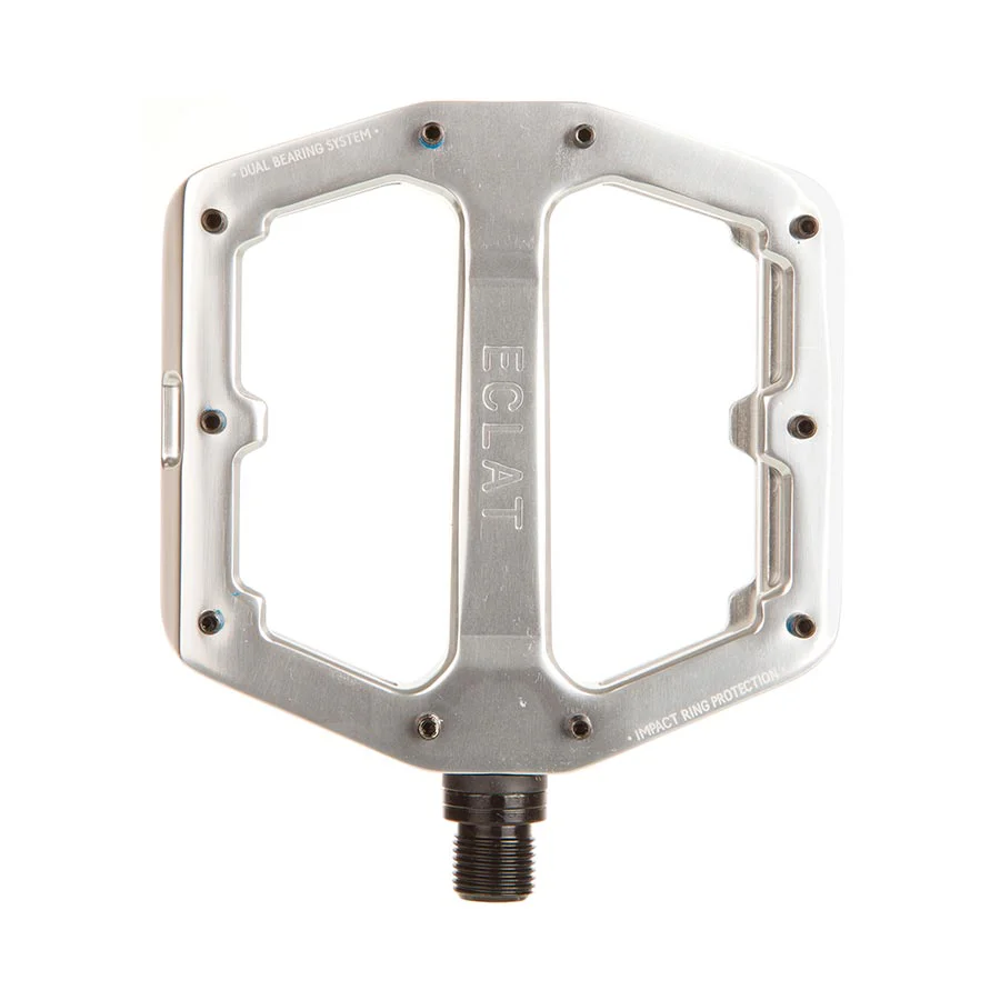 Eclat Surge XL Platform Pedals Body: Alloy 9/16'' Silver Set