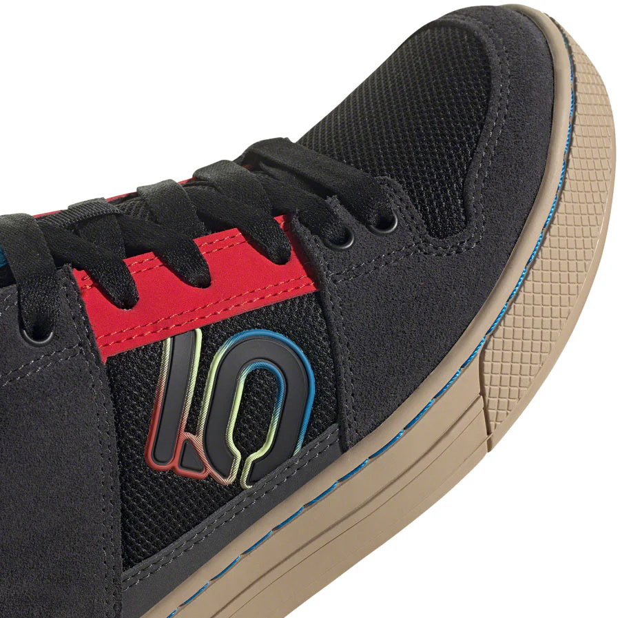 Five Ten Freerider Flat Shoes - Mens Core Black/Carbon/Pulse Lime 13 - Image 3