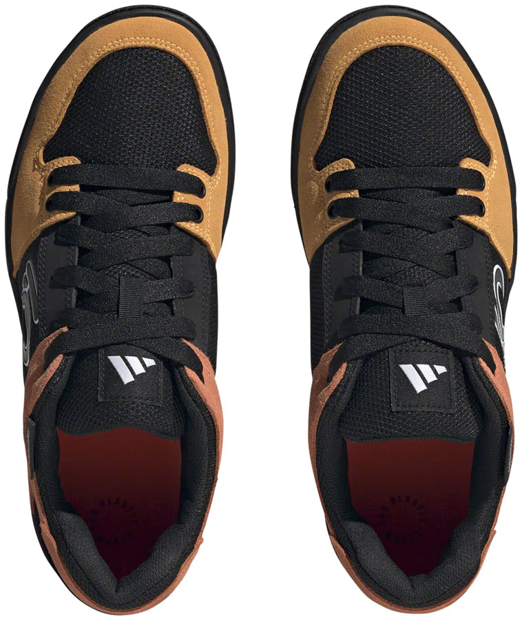 Five Ten Freerider Flat Shoes - Mens Core BLK/Ftwr White/Impact Orange 9.5 - Image 3