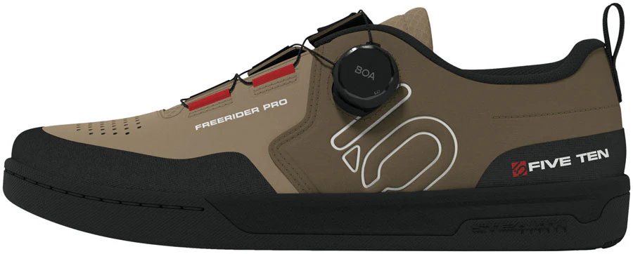 Five Ten Freerider Pro Boa Flat Shoes - Men's Cardboard/Off White/Core BLK 7