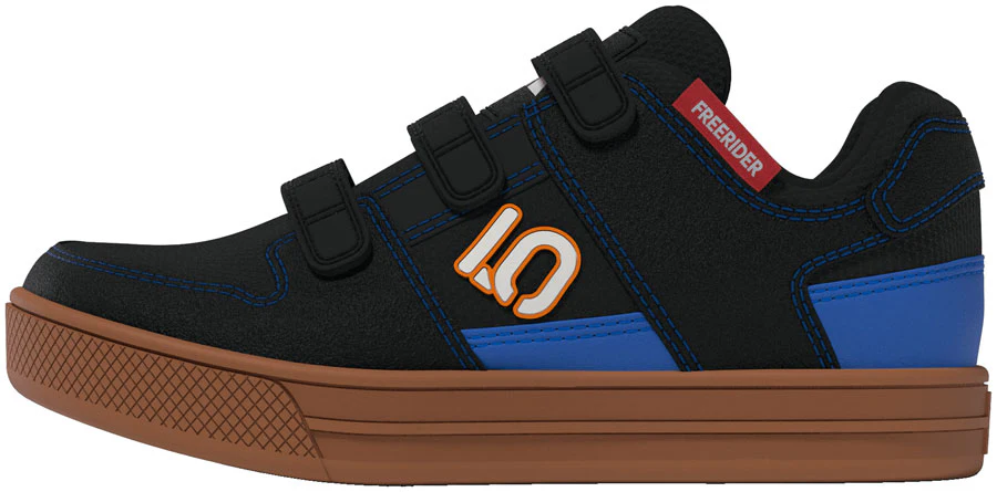 Five Ten Freerider VCS Flat Shoes - Kid's Pure Orange/Pure Orange/Blue 3