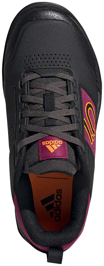Five Ten Impact Pro Flat Shoes - Womens Core BLK / Signal Orange / Power Berry 6.5 - Image 4