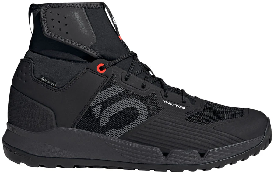 Five Ten Trailcross GTX Flat Shoes - Men's Core BLK / Gray / Solar Red 10.5