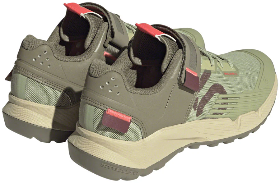 Five Ten Trailcross Mountain Clipless Shoes - Womens Magic Lime/Quiet Crimson/Orbit Green 9.5 - Image 2