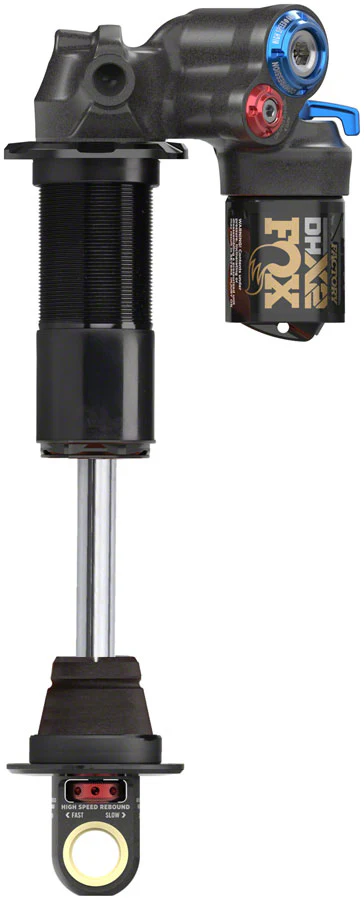 FOX DHX2 Factory Rear Shock - Trunnion Metric 185 x 55 mm 2-Position Lever Hard Chromoly Damper Shaft - Image 3