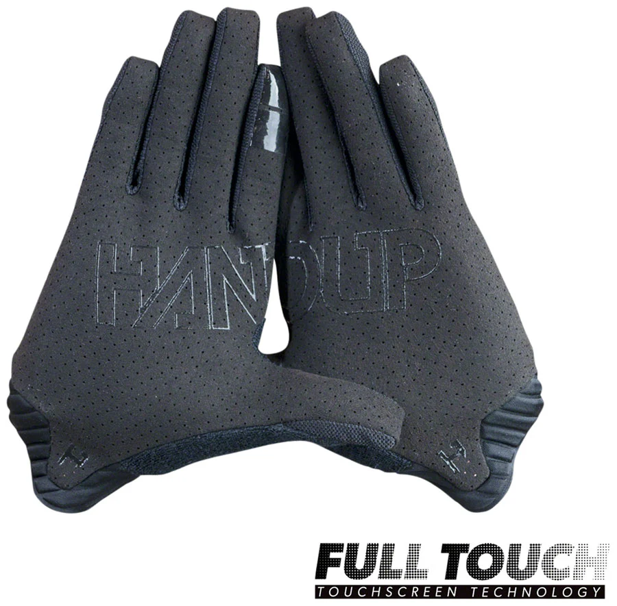 HandUp Pro Performance Gloves - Gun Gray Full Finger Small - Image 2