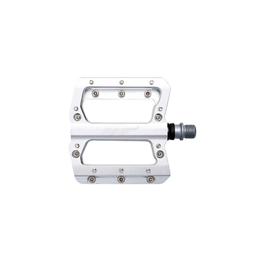 HT Components AN14A Nano Platform Pedals Body: Aluminum Spindle: Cr-Mo 9/16 Silver