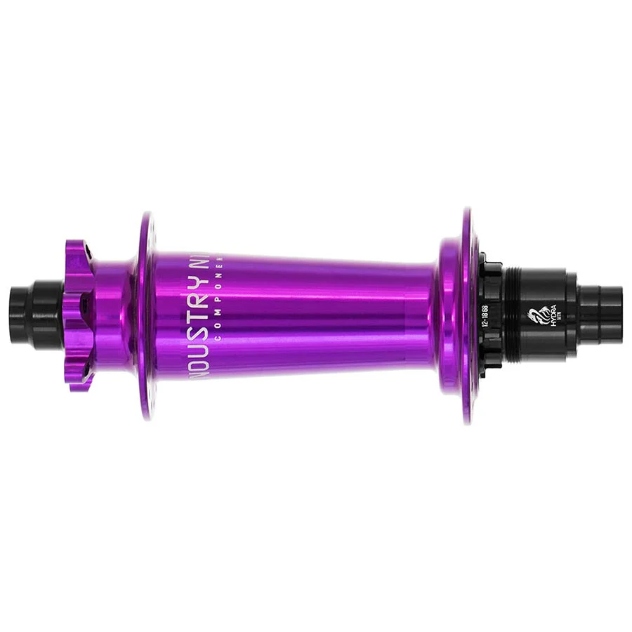 Industry Nine Hydra Classic Rear Hub - 12 x 148mm 6-Bolt Micro Spline Purple 28H