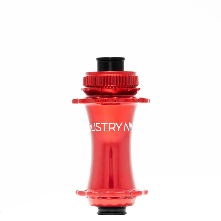 Industry Nine Solix M Classic Front Disc Hub Front 24H 15mm TA 110mm Boost Red