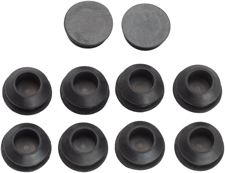 Jagwire Frame Plug Refill Bag - Closed Type 8.0mm Round Frame Port Bag/10 Plugs