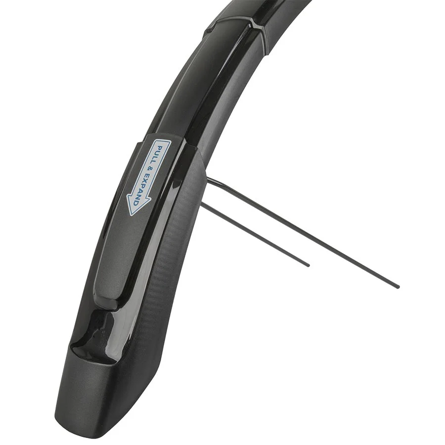 M-Wave Mud Max F+R ADJ L Fender 26-29 62mm Black