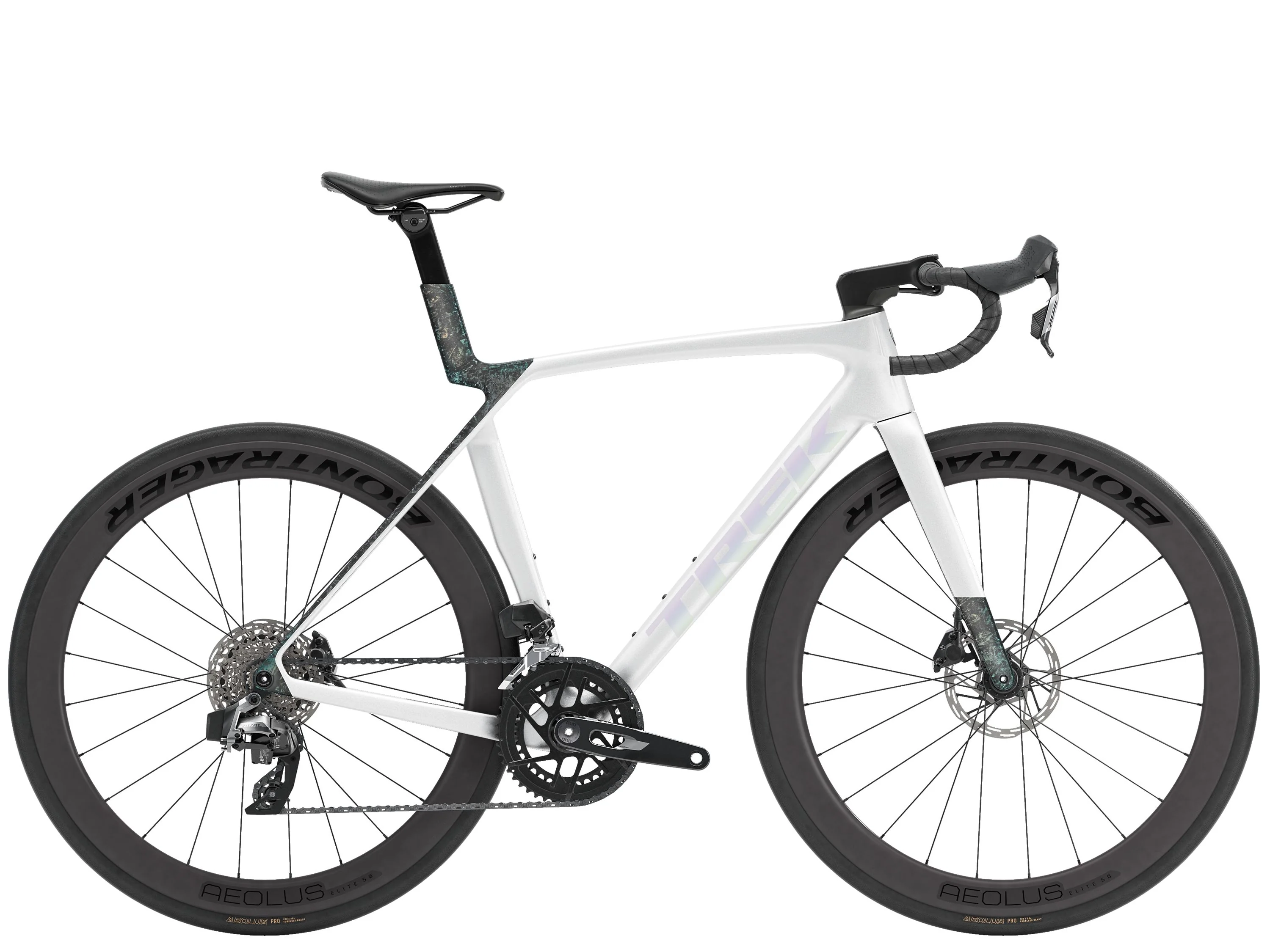 Madone SL 6 AXS XL Gloss Crystal White/Matte Deep Smoke