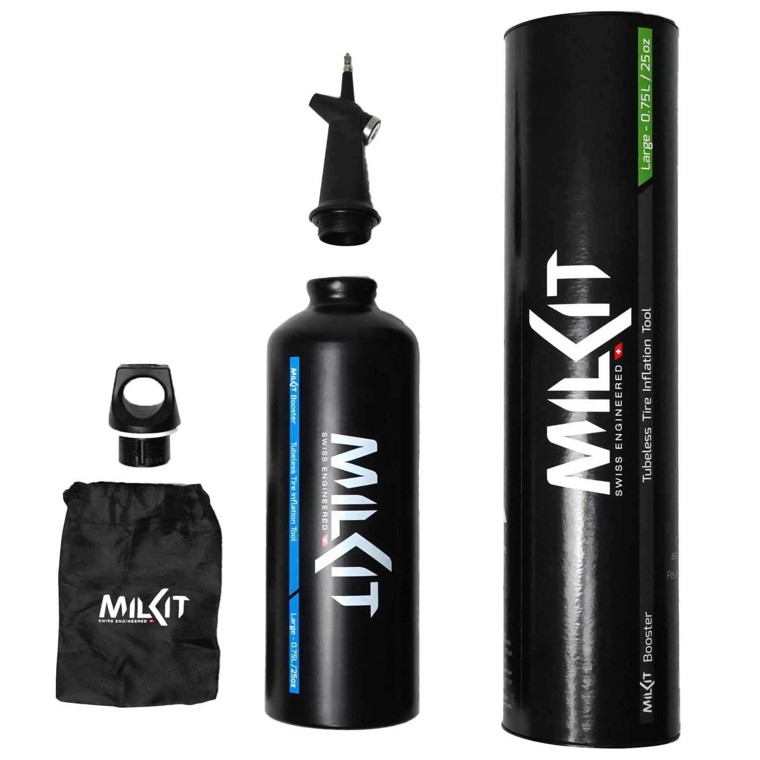 MilKit Booster Kit Valve Head with .75-Liter