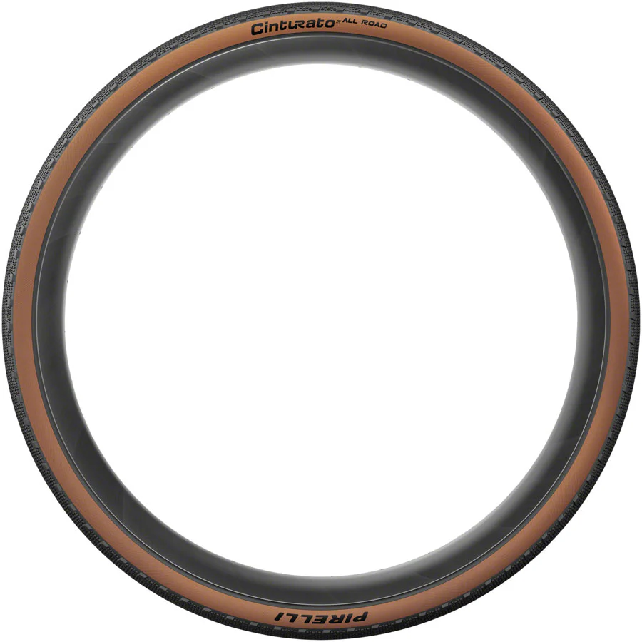 Pirelli Cinturato All Road Tire - 700 x 50 Tubeless Folding Classic Tan TechWALL+ Pro Gravel - Image 2