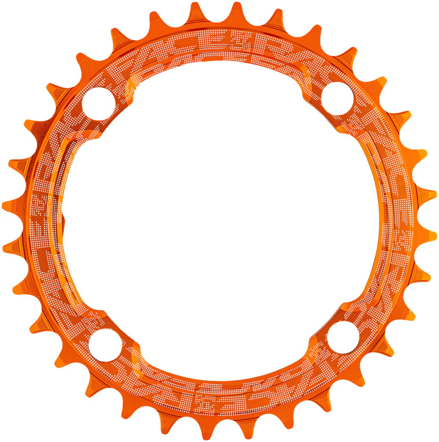 RaceFace 1x Narrow Wide Chainring - 36t 104 BCD 10-12 Speed 7075 Aluminum Orange - Image 2