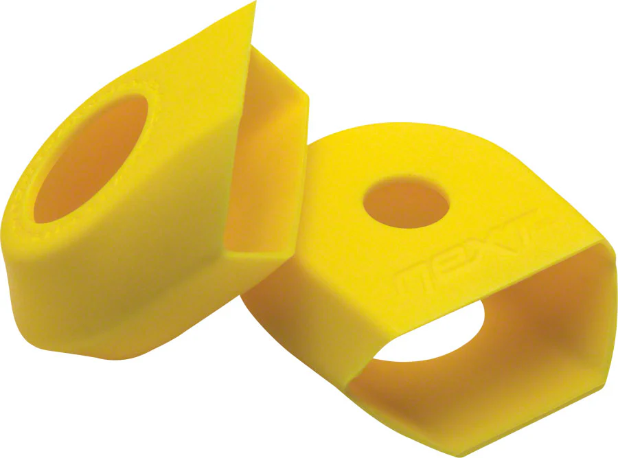 RaceFace Crank Boots: For Next SL G4 Cranks 2-Pack Yellow