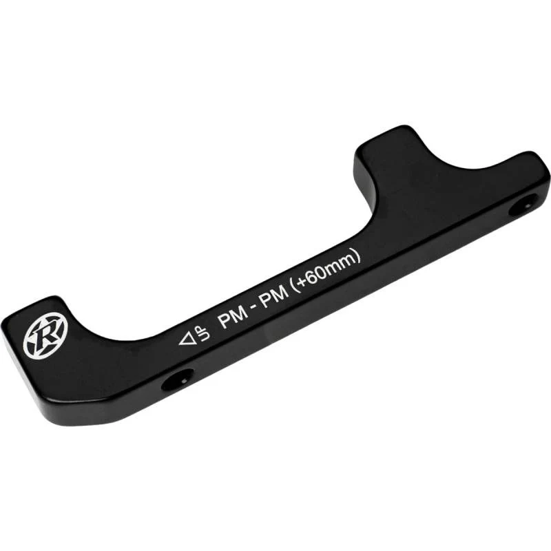 Reverse Disc Brake Adapter PM-PM +60mm Black