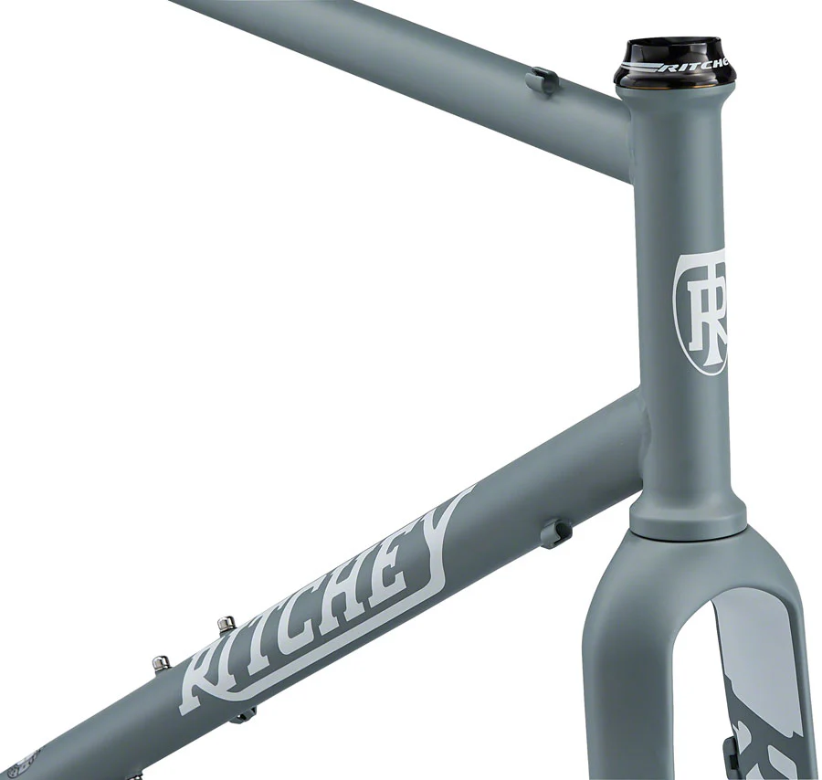 Ritchey Outback Frameset - 700c/650b Steel Granite and Snow X-Large - Image 2