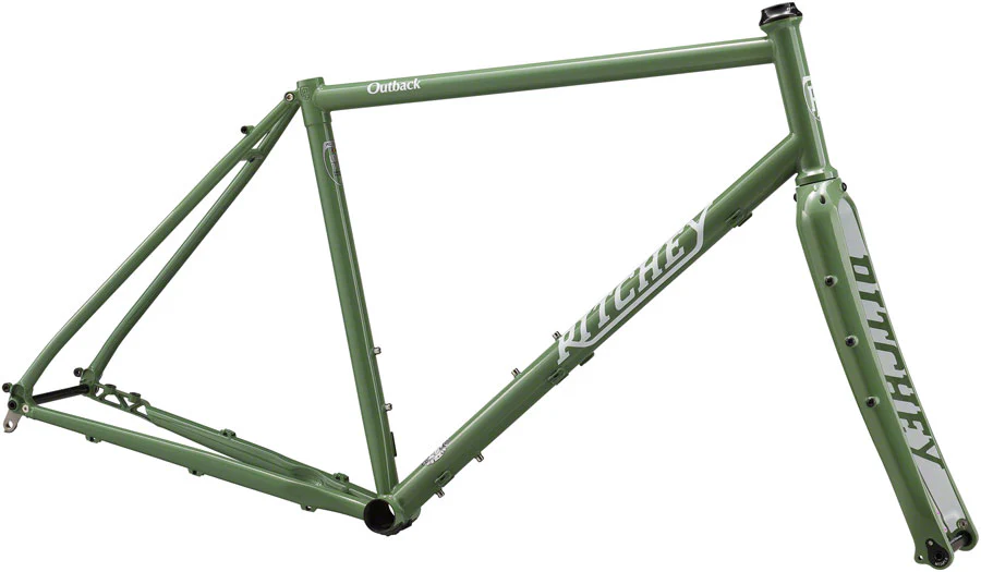 Ritchey Outback Frameset - 700c/650b Steel Winter Sage Medium
