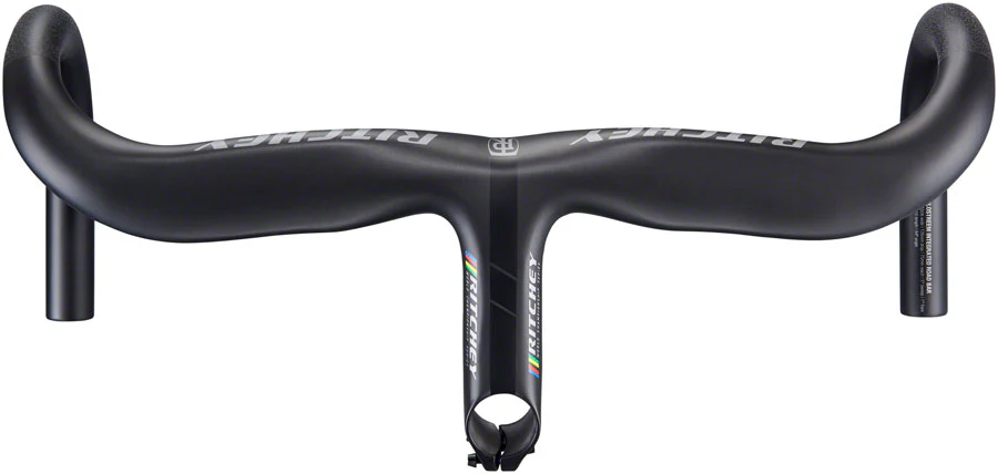Ritchey WCS Carbon Solostreem Drop Handlebar - Integrated Bar/Stem Carbon 44cm 100mm Matte Carbon - Image 3