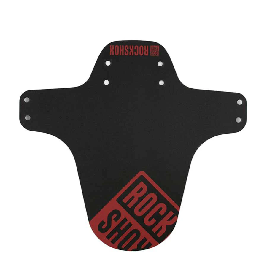RockShox MTB Fork Fender Black with Oxy Red Print