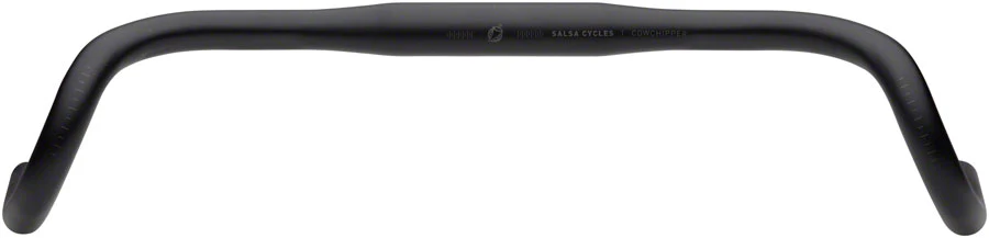 Salsa Cowchipper Drop Handlebar - 31.8mm Clamp 50cm Width Aluminum Black