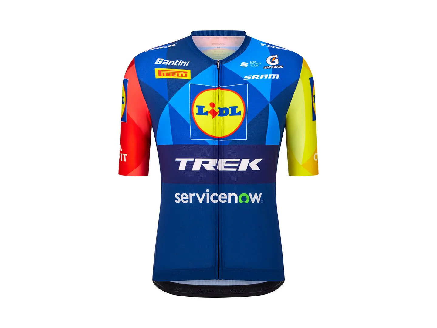 Santini Trek Replica Large Blue/Yellow Jersey