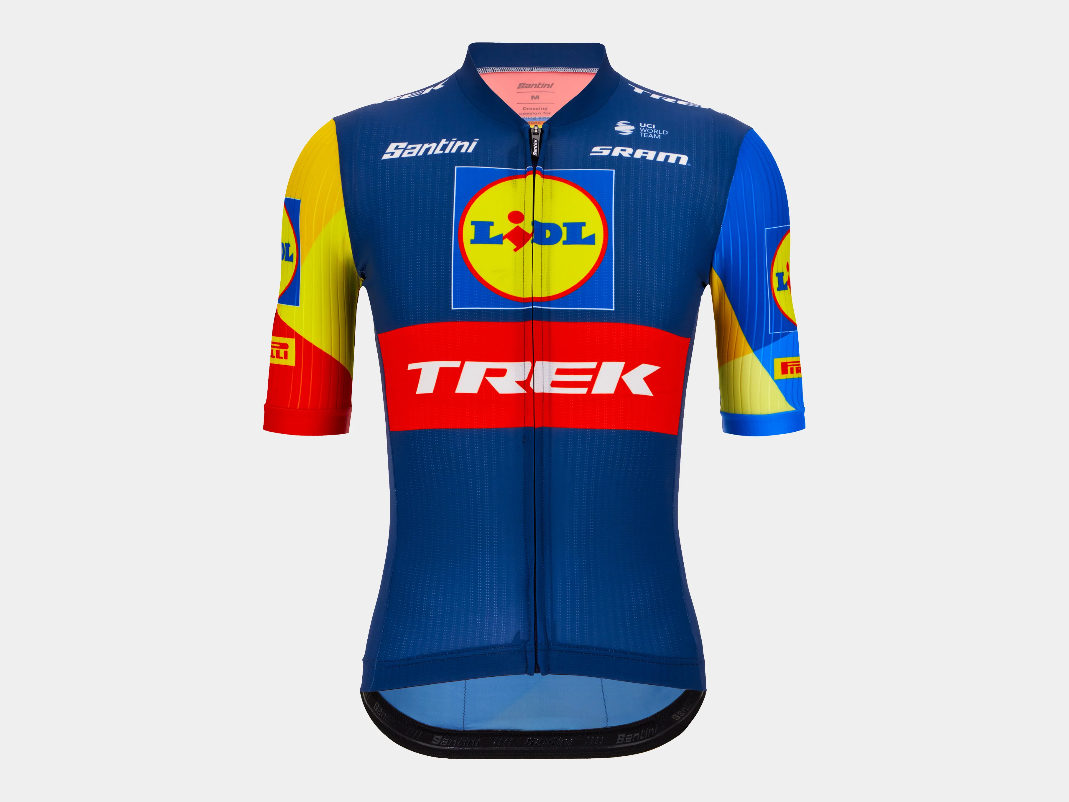 Santini Trek Team Large Blue/Yellow Jersey
