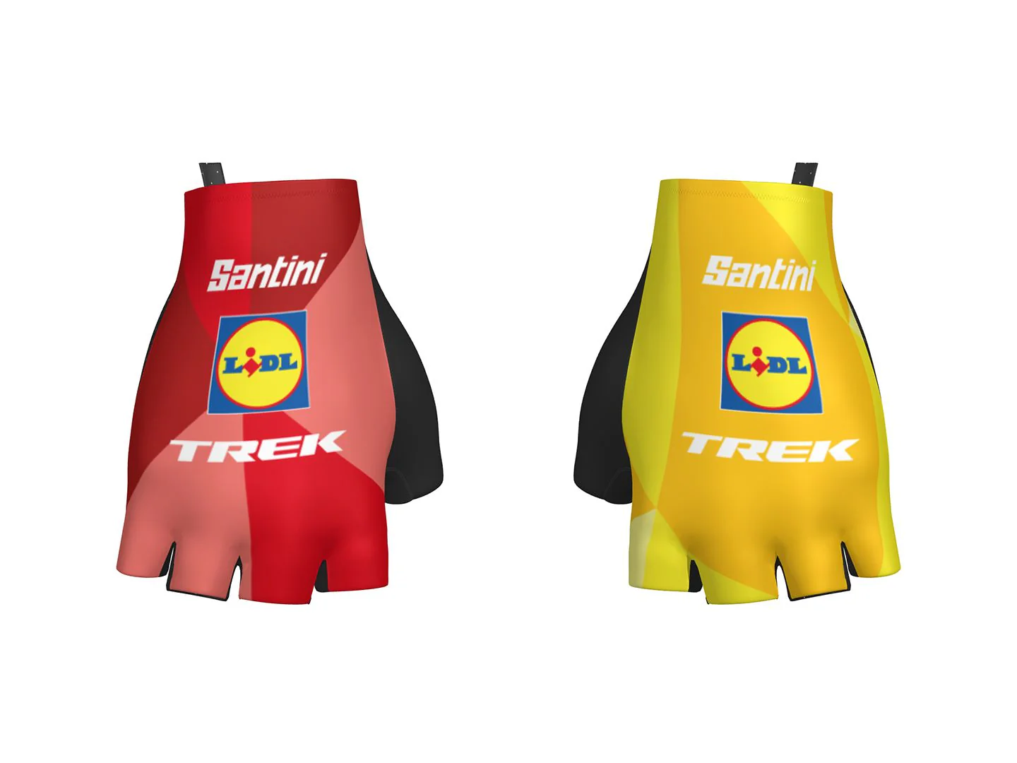 Santini Trek Team Medium Blue/Yellow Glove
