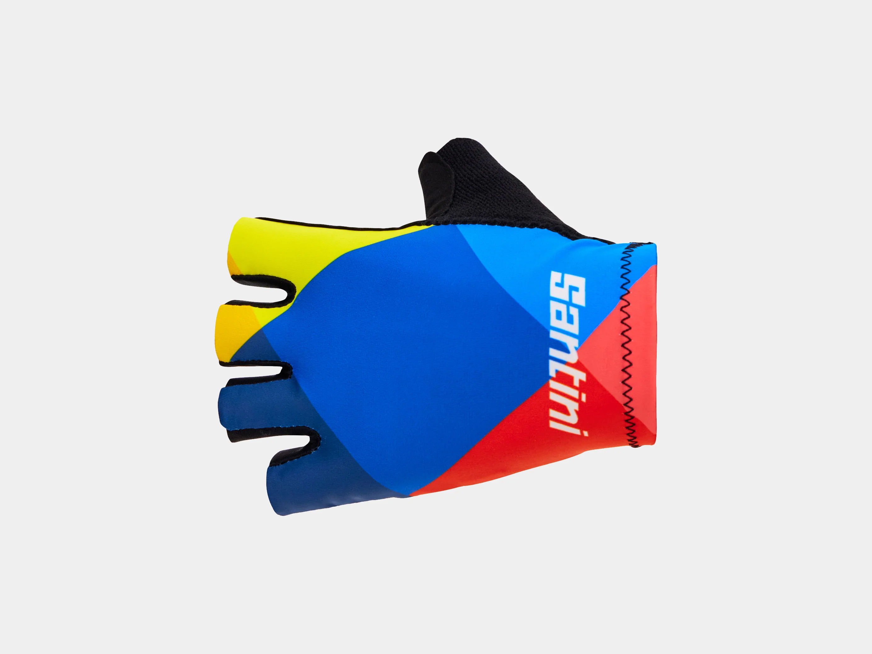 Santini Trek Team Medium Blue/Yellow Glove