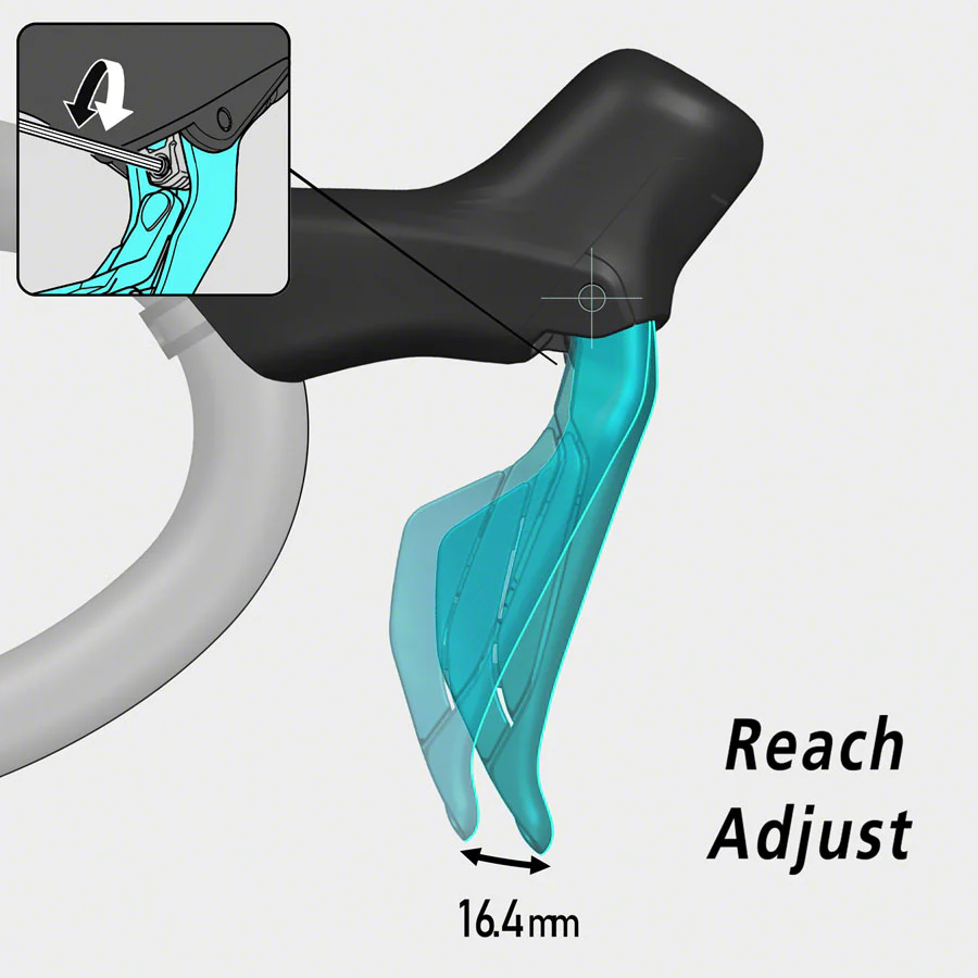 Shimano 105 ST-R7170-RE Di2 Shift/Brake Lever - Right 12-Speed Black - Image 4