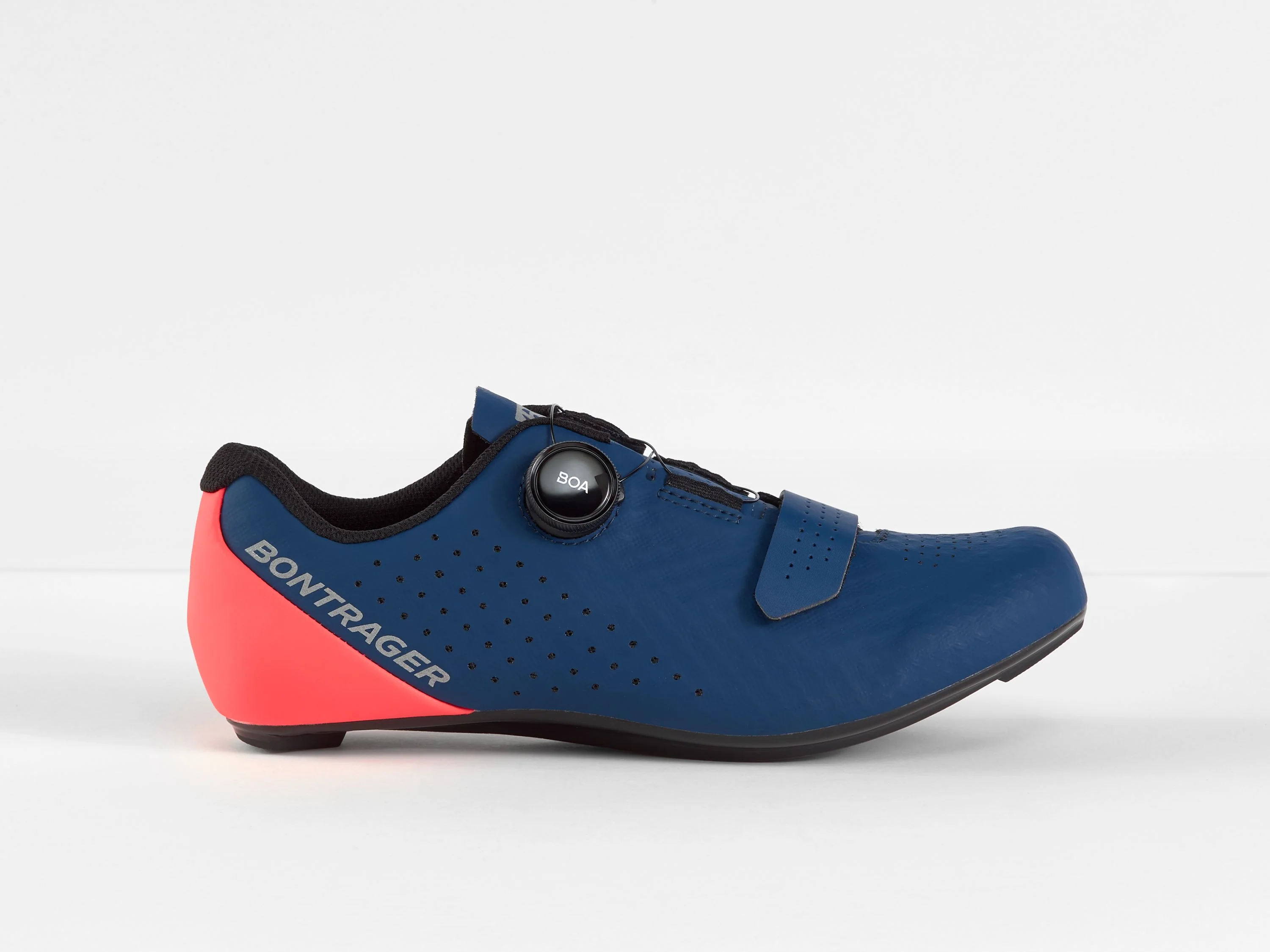 Shoe Bontrager Circuit Road 37 Nautical Navy/RacioactivCoral