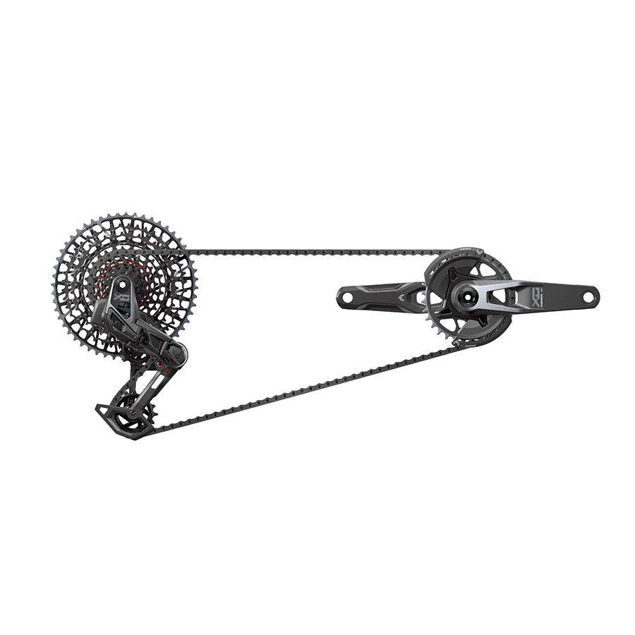SRAM X0 T-Type Eagle V2 AXS Groupset 165mm Black