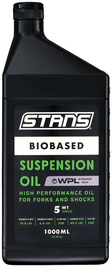 Stans Biobased Suspension Oil - 5WT 1L