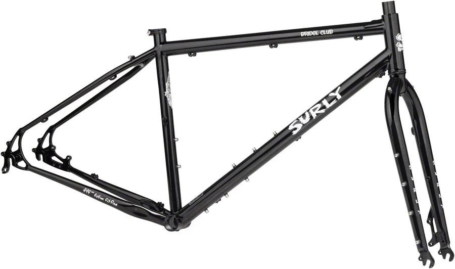 Surly Bridge Club Frameset - 27.5" Steel Trevor's Closet Black X-Large