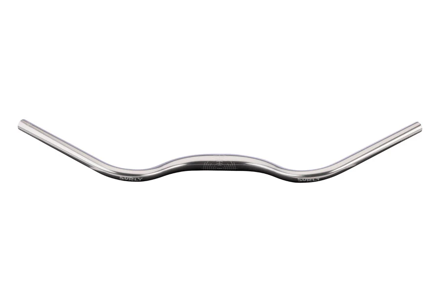 Surly Terminal Bar Handlebar - 31.8mm Clamp 735mm Width 40mm Rise Aluminum Silver