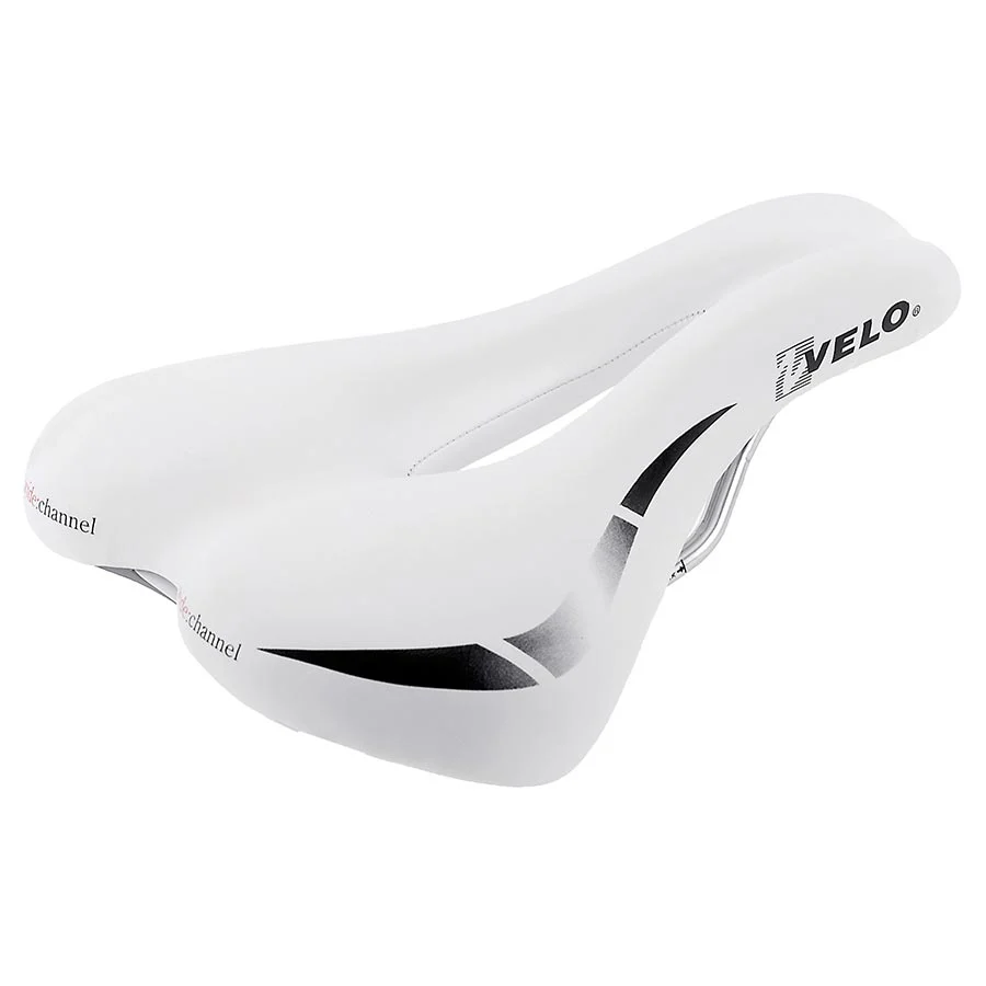 Velo WC Touring Saddle 250 x 168mm 318g White