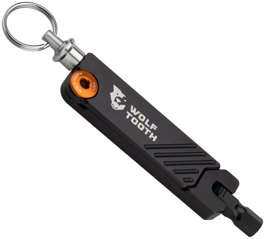 Wolf Tooth 6-Bit Hex Wrench Multi-Tool with Keyring - Purple - Image 3